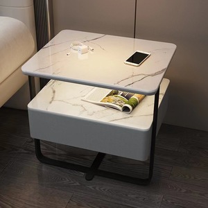 ModHomi <span class=keywords><strong>Mesita</strong></span> de <span class=keywords><strong>noche</strong></span> inteligente de madera con cajón y armario para almacenamiento para el hogar o el dormitorio del hotel <span class=keywords><strong>mesita</strong></span> de <span class=keywords><strong>noche</strong></span> - Product Image 2