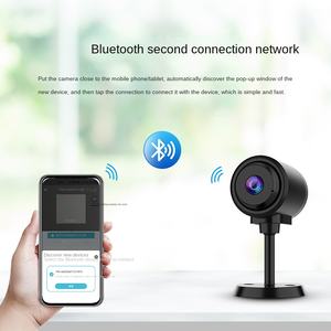 Mini Caméra <span class=keywords><strong>Sans</strong></span> <span class=keywords><strong>Fil</strong></span> Intérieure pour Maison, Moniteur pour Animaux de Compagnie, Vision Nocturne, Capteur CMOS, Vidéo H.265, Installation <span class=keywords><strong>Sans</strong></span> Perçage, Caméra de Surveillance <span class=keywords><strong>Sans</strong></span> <span class=keywords><strong>Fil</strong></span> - Product Image 2