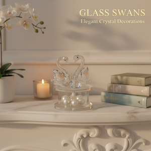 Cigni di Vetro: Eleganti Decorazioni in Cristallo (Scatola Non Inclusa) - Product Image 3