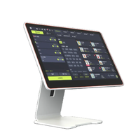 Mesin Kasir Sistem POS Tunggal 15.6" Full HD1080P Grosir Pabrik, Printer Thermal Opsional BT/WiFi untuk Restoran