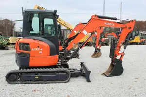 Oldukça kullanılan 18KW 3 Ton U35-4 kuexcavator ekskavatör kazma makinesi/satılık Mini paletli ekskavatör