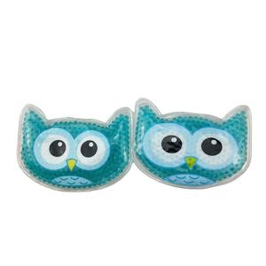 Grosir Pabrik kemasan es manik-manik gel bentuk burung hantu dapat digunakan kembali paket panas dan dingin lembut dingin dan panas - Product Image 2