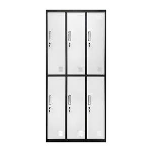 Casier de rangement en acier pour employés 6 9 20 portes Vestiaire en métal Casiers à colis pour travailleurs Bagages de travail Casier à bagages pour <span class=keywords><strong>téléphone</strong></span> portable - Product Image 3