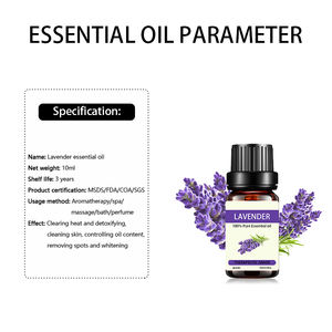 Эфирное масло лаванды 10 мл кожи для ароматерапии эфирных масел - Product Image 4
