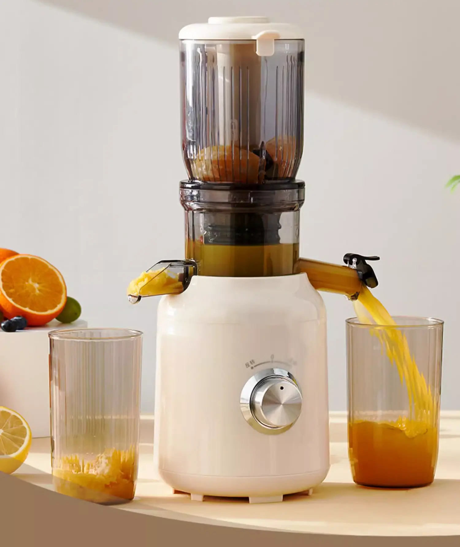 200W Draagbare Juicer Machine Krachtige Stille Motor Zelfreinigende Huishoudelijke Keukenapparaat 200/220V Elektrisch Plastic Langzaam