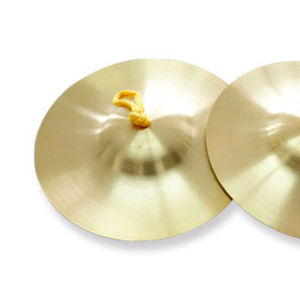 <span class=keywords><strong>Cymbales</strong></span> en laiton de petite taille 5,5 cm, instrument de percussion Orff de haute qualité, outil pédagogique musical - Product Image 4