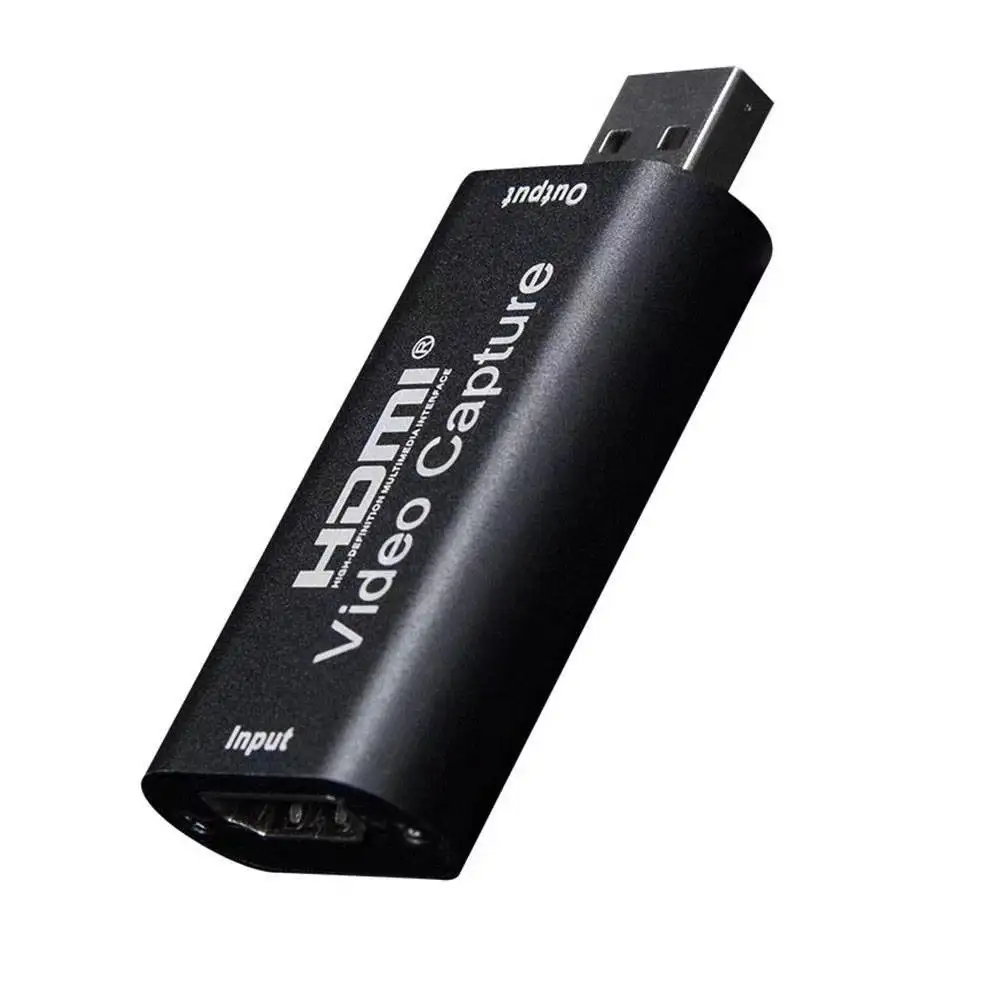 Kartu Pengambilan Video Super Mini HD 4K HDMI Ke USB 2.0 HD, Tangkapan Akuisisi untuk Streaming Langsung Game / Video