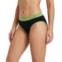 Braguitas de bikini de encaje para mujer al por mayor, de talle medio, alta elasticidad, con ribete en contraste, ropa interior sexy bordada de secado rápido para adultos