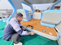 Livraison Immédiate - Stock Fabricant - Catamaran Gonflable Personnalisé - Maison Gonflable - Yacht - Bateau Catamaran pour Loisirs