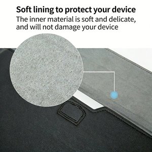 For MacBook Air Portable 13.3 Inch Laptop Case Business PU Leather <strong>Envelope</strong> Protective Case for MacBook Pro 15.4 Inch - Product Image 4