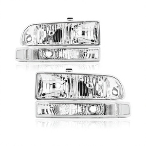 Nuevos Faros Delanteros + Luces de Parachoques para <span class=keywords><strong>Chevrolet</strong></span> <span class=keywords><strong>S10</strong></span> Blazer 1998-2004, 12V 55W - Product Image 1