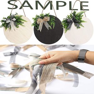 Spot bricolage copeaux de bois pour tenture murale géométrique elliptique carré circulaire autres formes découpe Laser argile planche de Base en bois - Product Image 4