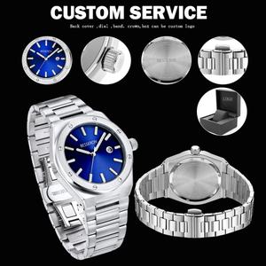 Reloj de Cuarzo de Acero Inoxidable Besseron para Hombre, con Logotipo Personalizado de Fábrica, Reloj de Pulsera de Lujo, Manecillas Luminosas, Resistente al Agua, a la Moda - Product Image 2