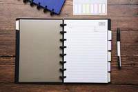 Lose blatt mit PP-und PVC-Abdeckung Sammel buch A5 Binde arbeit Wieder verwendbare Disc-Bindungs hefte Business Planner Organizer