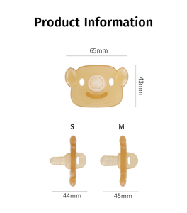 Ciuccio Ortodontico Sothie per Neonati Certificato CE con Contenitore, Motivo a Cuore Stampato per Bambini 0-12 Mesi, Regalo per <span class=keywords><strong>Baby</strong></span> Shower - Product Image 6