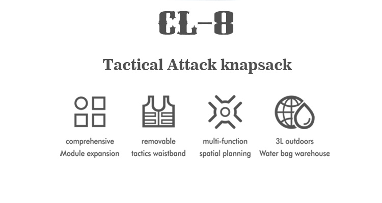 25L tactical backpack Mountaineering camping   sports tourism outdoor backpack bag