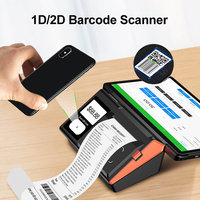 Sistema POS Inteligente NB11W con Windows 11, Máquina de Caja Todo en Uno, Pantalla Vertical de 11 Pulgadas, Impresora Térmica de 80 mm, NFC, Bluetooth 2D