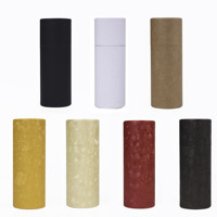 Tube en papier kraft cosmétique en stock, en forme de spirale, épaissi, cylindrique, pour emballage et stockage, disponible en tailles de 5 ml à 100 ml