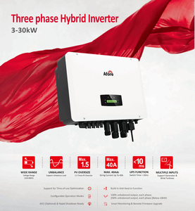 อินเวอร์เตอร์โซลาร์ไฮบริดแบบออนกริดและออฟกริด 3 เฟส ขนาด 8kw 10kw 12kw 15kw 20kw 30kw พร้อมตัวควบคุม MPPT ราคาดี - Product Image 2