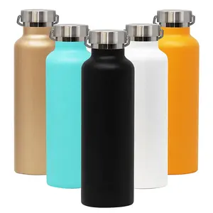 工厂廉价标准盖子保温瓶不锈钢真空绝缘水瓶25盎司17盎司带可交换盖子