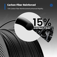Filamento PLA-CF15 Inslogic de 1.75mm y 1kg, Filamento PLA de Fibra de Carbono de Alta Calidad para Impresora 3D con Excelente Resistencia a la Flexión