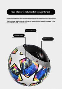 Ballon de football de la Coupe d'Europe, renforcé, anti-explosion, résistant à l'usure, avec logo imprimé sans couture, idéal pour le sport et le basketball, fabriqué au Guangdong. - Product Image 6