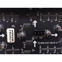 Module d'affichage led p6, 192x96mm, 64x32 pixels, panneau de scène à matrice ronde ub75, pour l'affichage led de concert, nouveau produit