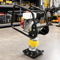 Compacteur à moteur thermique professionnel 170F, type « Jumping Jack », force d'impact 15kN, pour le compactage du sol et du sable