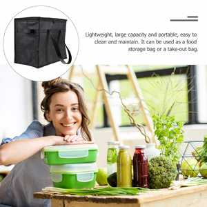 Sacs isothermes pour la livraison de gâteaux et de glaces en gros, sacs de courses à main, sacs isothermes chauds, sacs isothermes avec fermeture éclair - Product Image 4