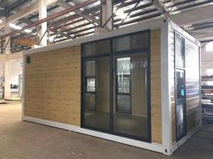 Anti-corrosion en bois couleur entrepôt atelier bureau préfabriqué mobile pliant conteneur maisons préfabriquées portable - Product Image 2