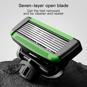 <span class=keywords><strong>Rasoir</strong></span> de sécurité MAX Manufactory de haute qualité à 7 lames, nouveau design, système ouvert <span class=keywords><strong>pour</strong></span> hommes - Product Image 3