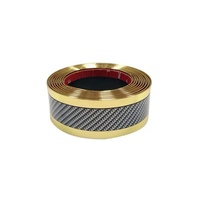 Autocollant de protection de seuil de porte en fibre de carbone, autocollant anti-collision pour pédale, autocollant décoratif
