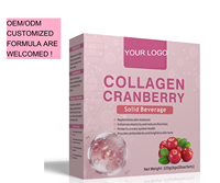 Chinees populair natuurlijk ingrediënten gezondheidssupplement vaste dranken cranberry kersen collageenpoeder voor huidverzorging en schoonheid