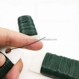 <span class=keywords><strong>Fil</strong></span> <span class=keywords><strong>de</strong></span> tige en métal vert pour artisanat floral, 0,7 <span class=keywords><strong>mm</strong></span>, 0,9 <span class=keywords><strong>mm</strong></span>, pour couronnes et guirlandes - Product Image 1