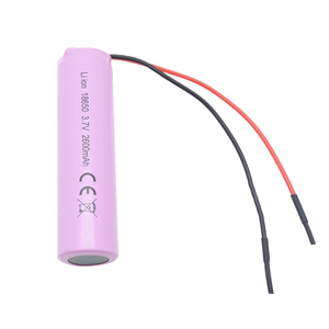 3,7V Wiederaufladbare 18650 Batterie 3,7V 2600mAh Akkupack mit Schutzplatine und Kabel für Elektronik - Product Image 2