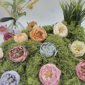 Fleurs artificielles en soie, petites roses en forme de bourgeons, style européen simulé, pour décorations de bracelets DIY, boîte cadeau style Mori, fleur de poignet - Product Image 4