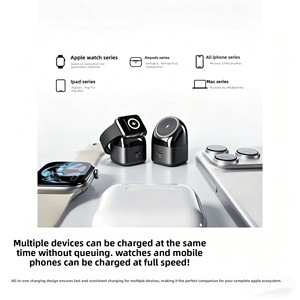Caricabatterie Rapido 2-in-1 da 45W per Watch e iPhone 7 Pro, Mini Caricatore in PVC - Product Image 3