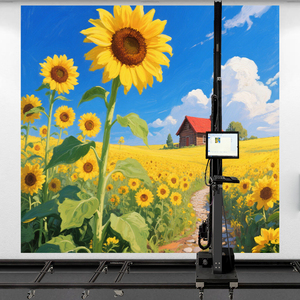 3D tự động UV máy in phun 3D dọc tường máy in cho xây dựng trang trí tiêm tường giá máy in - Product Image 1