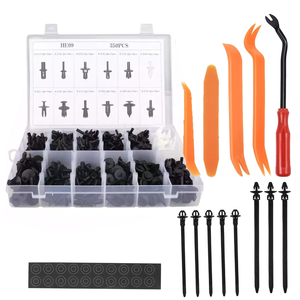 385 mảnh lai cơ thể đẩy Pin đinh tán bội cửa TRIM Bảng điều khiển người lưu giữ Fastener Kit các loại xe Fastener Clip Nylon - Product Image 1