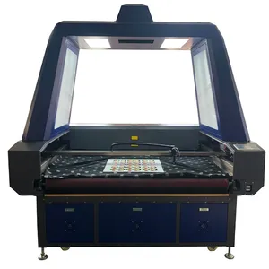 CO2 Laser Double Heads Auto Feeding Fabric/textile Cutting Machine Laser Cutter with CCD Camera 1610 Fabric Cutter