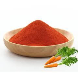 El polvo de betacaroteno es un carotenoide de color naranja vibrante, soluble en grasa y de origen vegetal, utilizado principalmente como suplemento nutricional. - Product Image 1