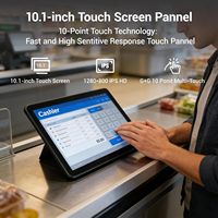 PC Industrial con Pantalla Táctil de 10.1 Pulgadas, Hexa-Core, Potencia Confiable, Android 12 Integrado en la Plataforma RK3399, Color Negro
