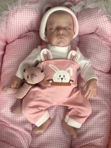 ตุ๊กตาเด็กทารกทำจากผ้าฝ้ายอินเดีย ยางพาราแอฟริกัน ซิลิโคนแท้ ดื่มน้ำได้ รุ่นแฟชั่นคริสต์มาส - Product Image 2