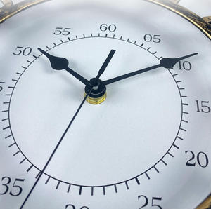 Horloge murale rétro en quartz, cadran squelette, horloge murale ronde décorative pour la maison, vente en gros - Product Image 3