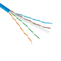 Nuevo cable de red LAN MX-STAR Cat6 UTP de 4 pares 26AWG CCA, certificado de alta velocidad, amarillo, caja de 305m, modelo 2026