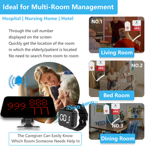 Izle tarzı kayıt cihazı hemşire acil çağrı sistemi hemşire çağrı çok düğme su geçirmez çağrı düğmesi - Product Image 3