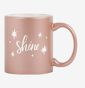 Custom Logo Printed Metallic Mugs 11 Oz Promotional Giveaway Corporate Branding Advertising Drinkware Gifts