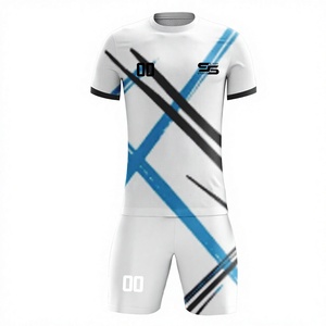 Camisetas de Fútbol Personalizadas de Alta Calidad con Logotipo de Patrocinador, Servicio OEM, Conjuntos de Corte Automatizado, Equipaciones de Fútbol - Product Image 1