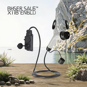 Nouvelle borne de recharge pour véhicules électriques de niveau 2, 48 ampères, câblée, 240 V, station de recharge pour véhicules électriques J1772, 11,5 kW - Product Image 3