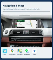 Écran tactile multimédia pour voiture de 10,25 pouces, système Linux, montage sur tableau de bord BMW F10 F11, HD, Android Auto sans fil, Carplay, radio, GPS